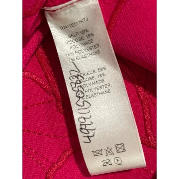 Carolina Herrera $2690 Embroidered Scalloped Large Begonia Dress NEW - Picture 8 of 9